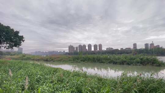 芦苇河远方城市