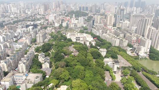 航拍福建福州乌山4A景区