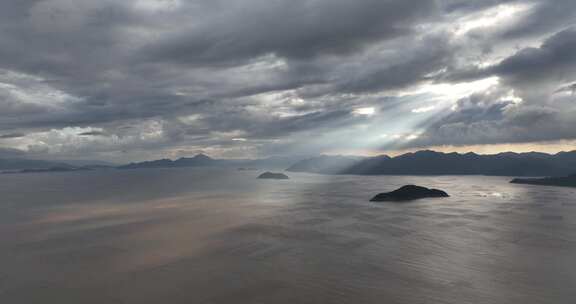 霞浦傍晚航拍