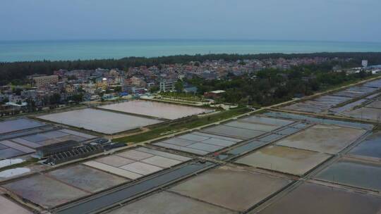 乐东莺歌海海盐蒸发池结晶池粗盐老盐02