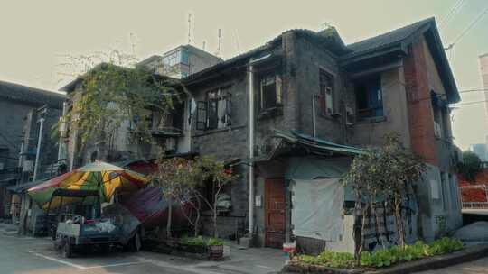重庆老街房子人文街景