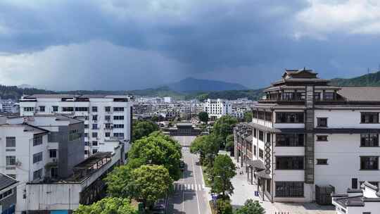 合集航拍福建泰宁县城城市建设