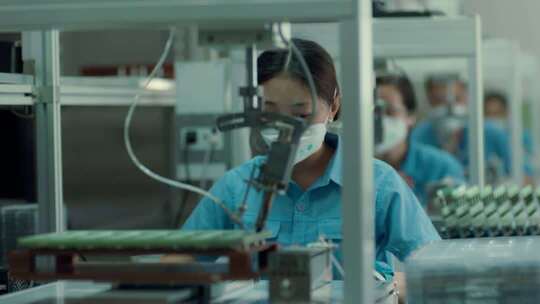 科技制造生产流水线