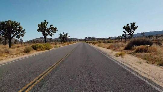 沙漠道路视频素材模板下载