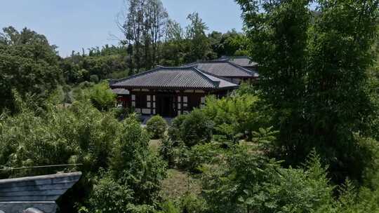 高清航拍四川眉山彭山彭祖山自然风光