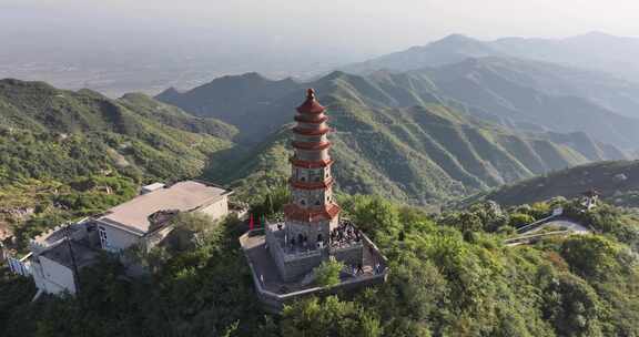 山西 临汾 襄汾 塔山 崇山宝塔