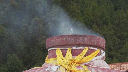 寺庙烧香祈福