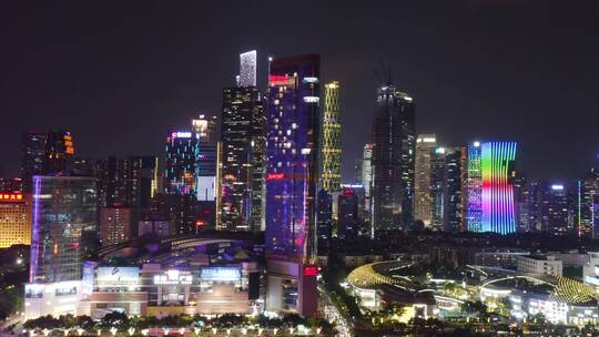 广州珠江新城夜景