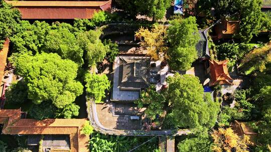 云南昆明金殿风景区 寺庙 深山古寺