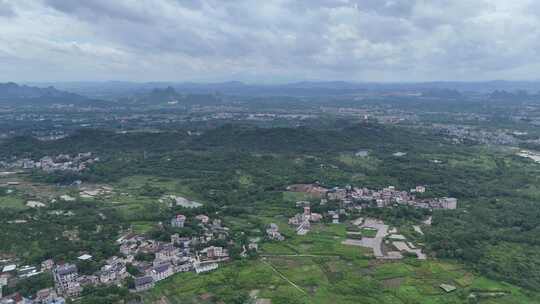 广西山川乡村风光航拍