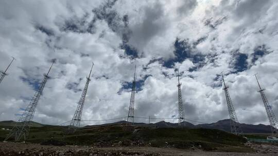 川西康定沿途风景西藏景色视频素材模板下载