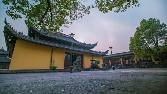 宝陀禅寺延时视频素材模板下载