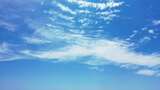 4K白色天堂海滩和蓝色水域背景的日间无人机抽象照片高清在线视频素材下载