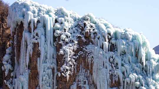 沕沕水 沕沕水景区 沕沕水冰瀑  冰川