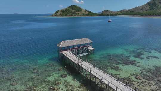 原创印尼东努沙登加拉群岛海滨自然风光航拍