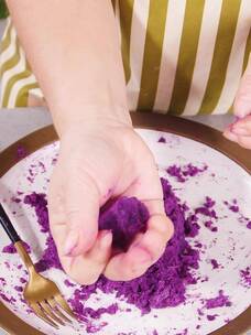紫薯卷制作