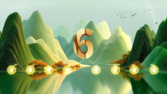 中国风国潮倒计时