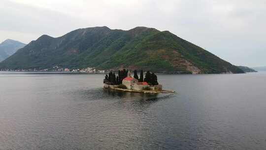 黑山，岛屿，科托尔海岸，Perast