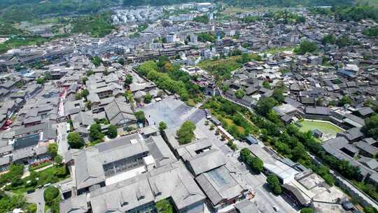 4K贵州青岩古镇景区航拍视频