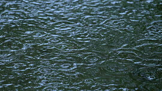 雨滴下雨