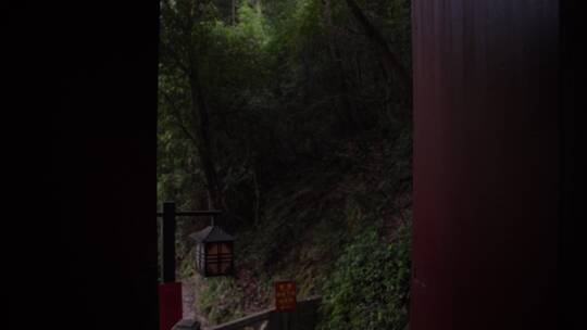 杭州飞来峰韬光寺建筑风景