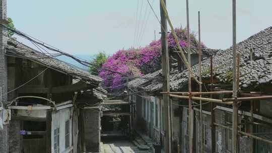 长寿三道拐老街 市井老街建筑