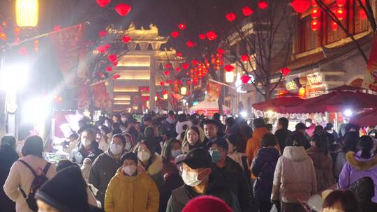 年味-过年素材-春节庙会视频素材模板下载