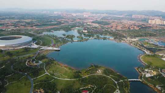 东安湖全景