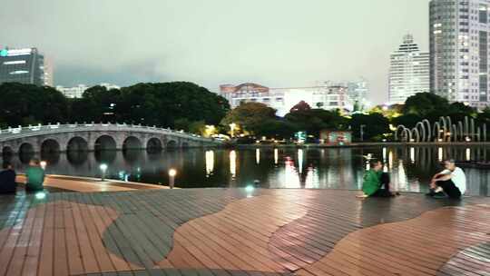 台州CBD夜景风光