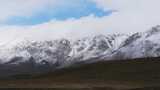 航拍青藏高原青海祁连山脉天境祁连雪山雪景高清在线视频素材下载