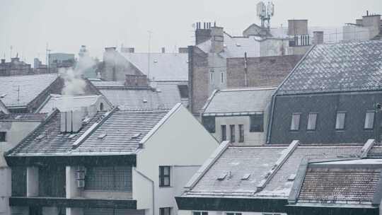 城市降雪