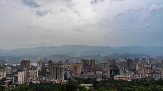 宝鸡 北坡延时 ，城市延时