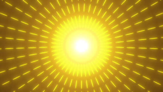 卡通光芒四射循环