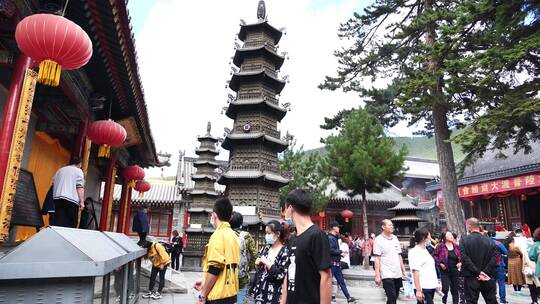 山西五台山黛螺顶禅院