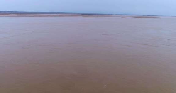 黄河 宽阔 主河道 河面 黄河水 水流 旋涡