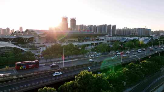 长沙高铁南站动车城市枢纽交通运转中心