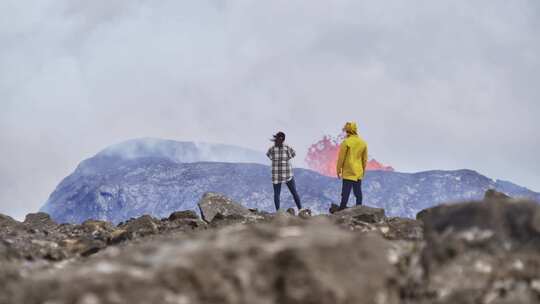 火山，喷发，熔岩，冰岛