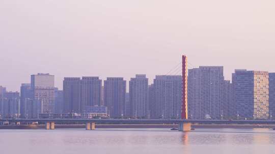 杭州西兴大桥桥梁建筑风景