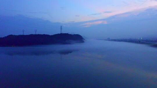杭州千岛湖风景区航拍