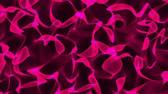 抽象光滑波浪背景。多色柔和光滑时尚波浪动