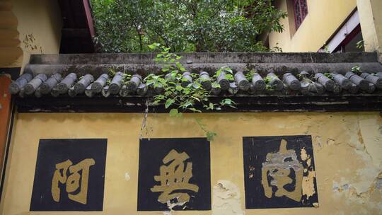 杭州凤凰山万松书院风景