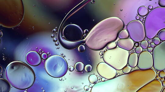 抽象油泡