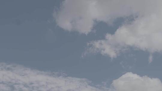 蓝天白云延时拍摄蓝色天空 云彩视频素材模板下载