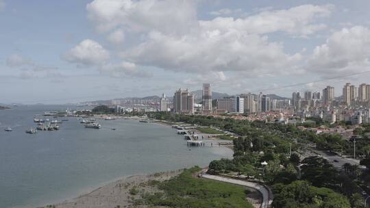 航拍厦门海沧区