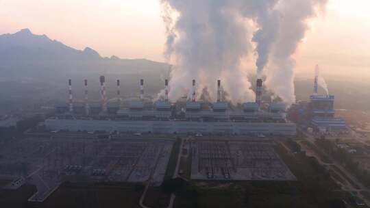 工业污染 工业排放 城市污染视频素材模板下载