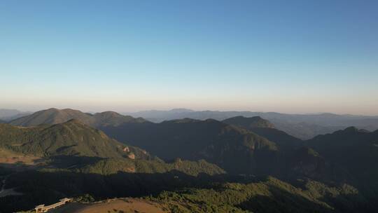 航拍山川福州云顶山山河自然风光