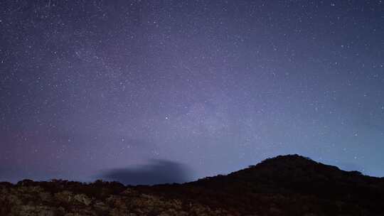 银河 星空 天空 夜空视频素材模板下载