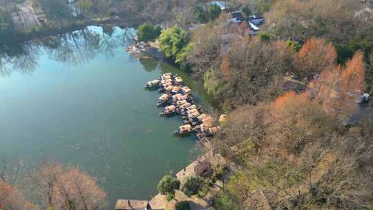 杭州市西湖区西溪湿地美景风景视频素材