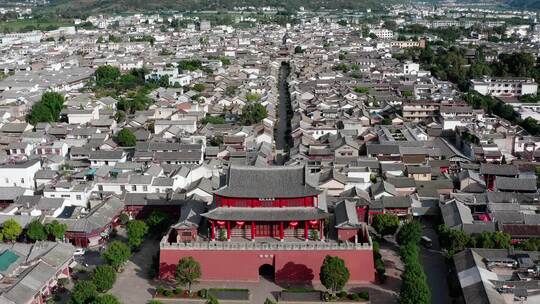 中国云南大理巍山古城风景