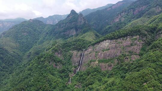 庐山秀峰航拍 望庐山瀑布